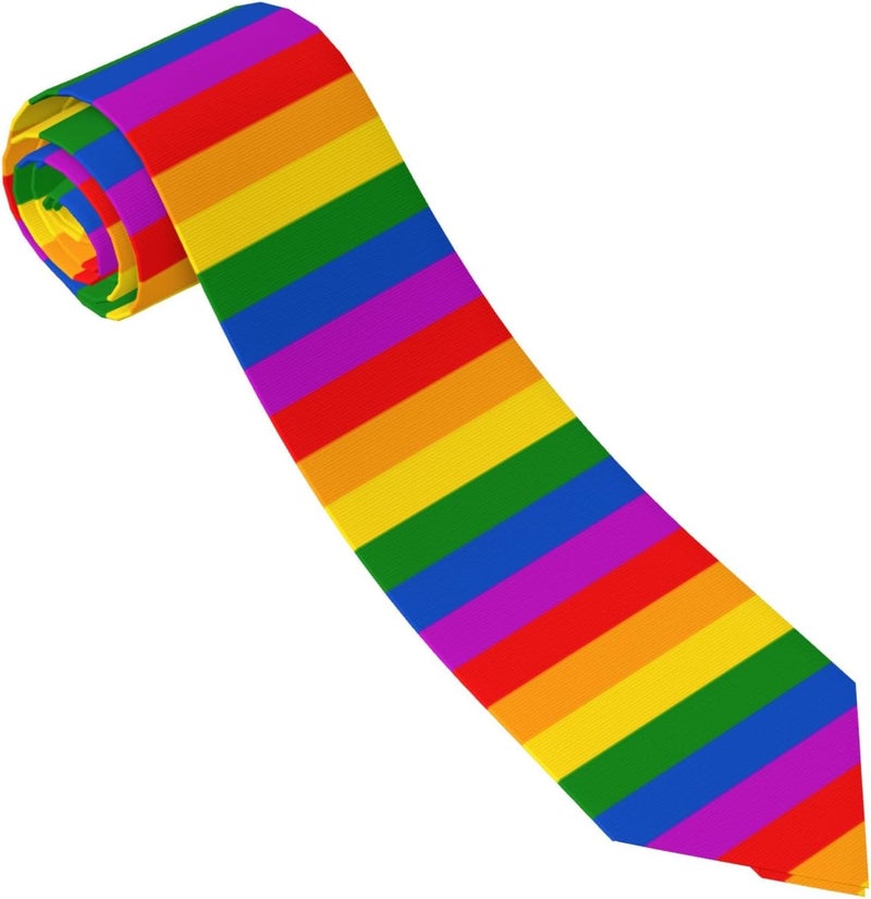 Yilad Tie for Men and Boy Novelty Fun Full Print Men's Necktie Skinny Fashion Narrow Wide - Image 1